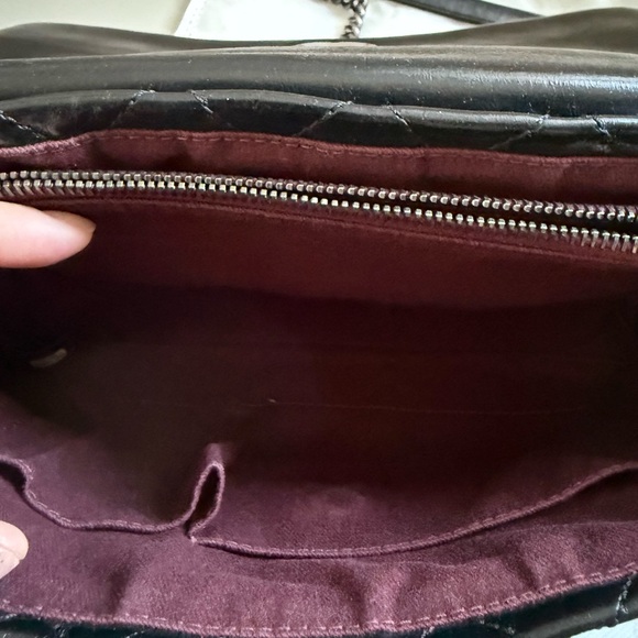 Chanel Karl Lagerfield Perfect Edge II Black Quilted Flap Bag - Picture 11 of 13